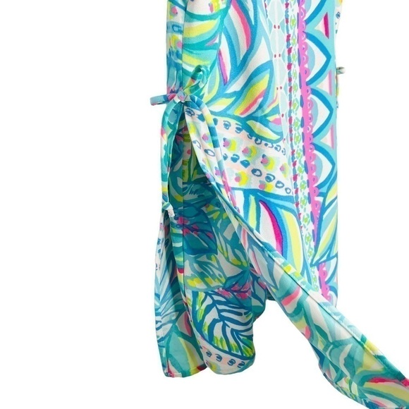 Lilly Pulitzer Sahar Romper Multi Maraca My World Engineered Knit Size 0 NWT - Picture 9 of 12